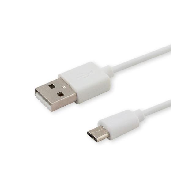 Savio - CL-123 cable USB USB 2.0 1 m USB A Micro-USB B Blanco