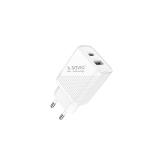 Savio - LA-05 cargador de dispositivo móvil Smartphone Blanco Corriente alterna Carga rápida Interior