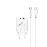 Savio - LA-05 cargador de dispositivo móvil Smartphone Blanco Corriente alterna Carga rápida Interior