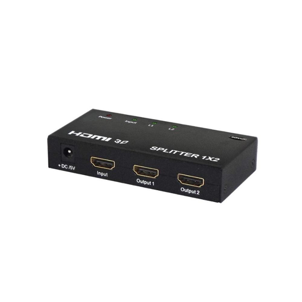 Savio - CL-42 divisor de video HDMI 2x HDMI