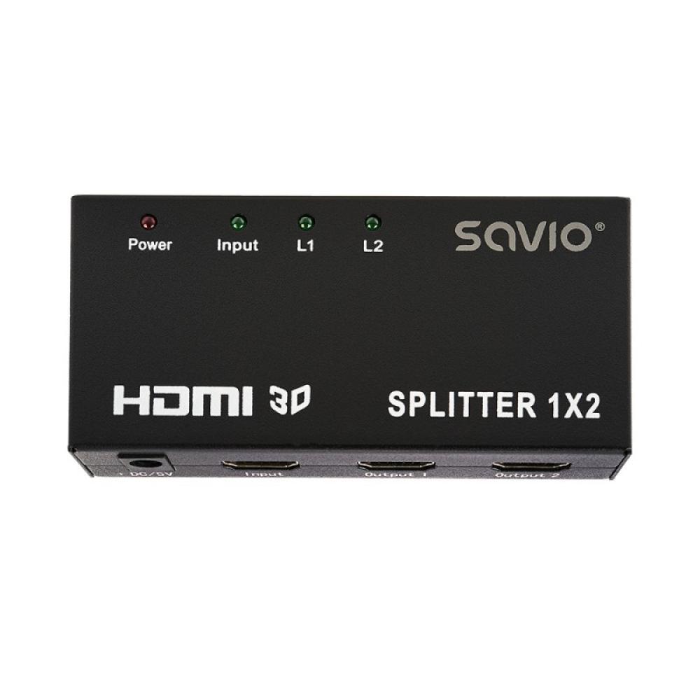Savio - CL-42 divisor de video HDMI 2x HDMI