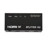 Savio - CL-42 divisor de video HDMI 2x HDMI