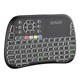 Savio - SAVMKW-04 teclado para móvil QWERTY Inglés de EE. UU. USB Tipo C Negro