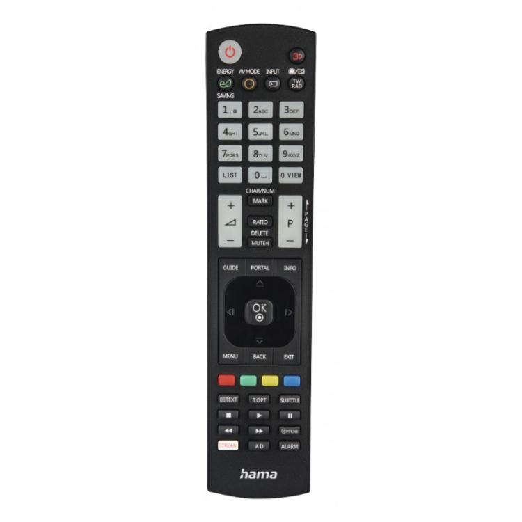 Hama - 00221061 mando a distancia IR inalámbrico TV Botones