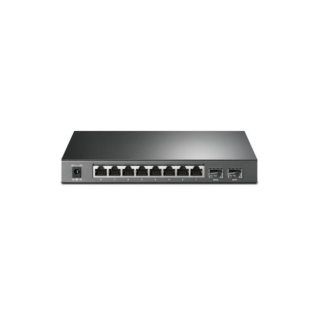 TP-Link - T1500G-10PS(TL-SG2210P) Gestionado L2 Gigabit Ethernet (10/100/1000) Energía sobre Ethernet (PoE) Negro