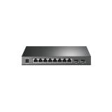 TP-Link - T1500G-10PS(TL-SG2210P) Gestionado L2 Gigabit Ethernet (10/100/1000) Energía sobre Ethernet (PoE) Negro