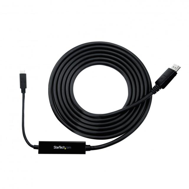 StarTech.com - Cable 3m USB C a DisplayPort 1.2 de 4K a 60Hz - Adaptador Convertidor USB Tipo C a DisplayPort - HB - CDP2DPMM3MB
