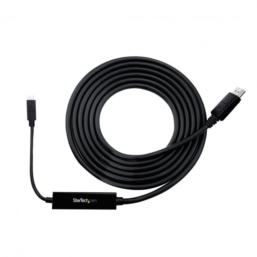 StarTech.com - Cable 3m USB C a DisplayPort 1.2 de 4K a 60Hz - Adaptador Convertidor USB Tipo C a DisplayPort - HB - CDP2DPMM3MB