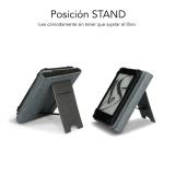 SUBBLIM - FUNDA EBOOK CLEVER STAND 6'''' GREY