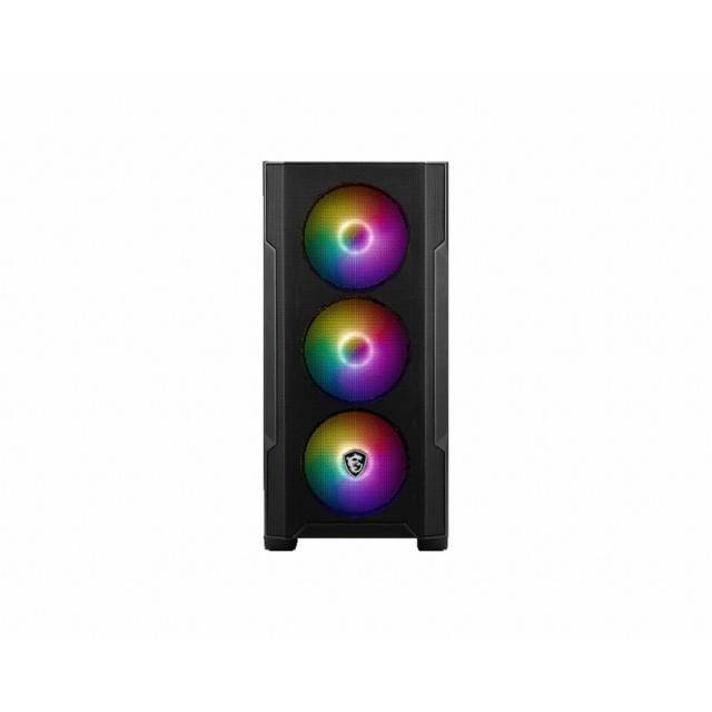 MSI - MAG Forge M100R Midi Tower Negro, Transparente