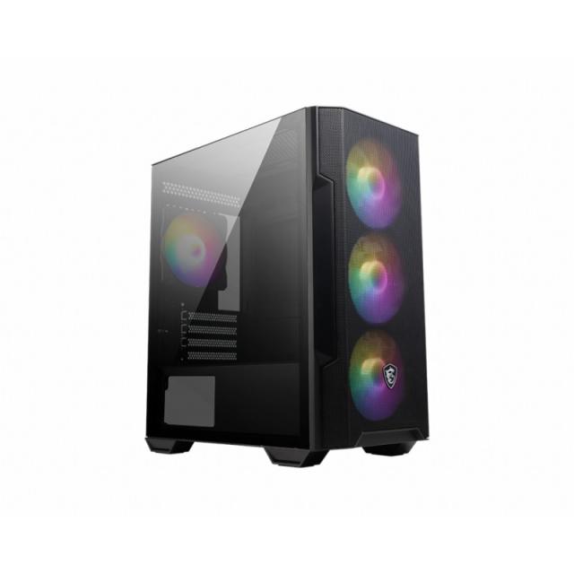 MSI - MAG Forge M100R Midi Tower Negro, Transparente