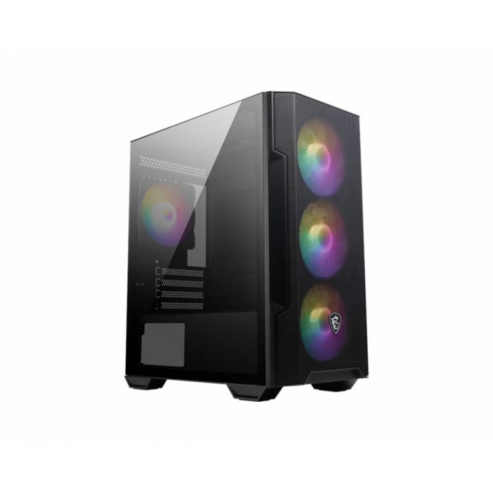 MSI - MAG Forge M100R Midi Tower Negro, Transparente