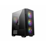 MSI - MAG Forge M100R Midi Tower Negro, Transparente