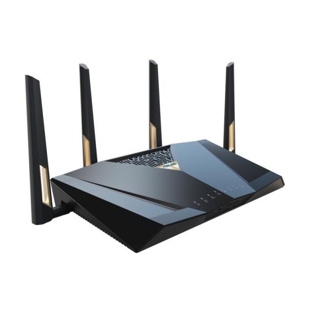 ASUS - RT-BE88U router inalámbrico 10 Gigabit Ethernet Doble banda (2,4 GHz / 5 GHz) Negro, Gris