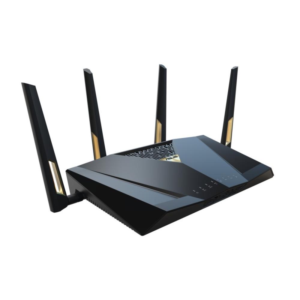 ASUS - RT-BE88U router inalámbrico 10 Gigabit Ethernet Doble banda (2,4 GHz / 5 GHz) Negro, Gris