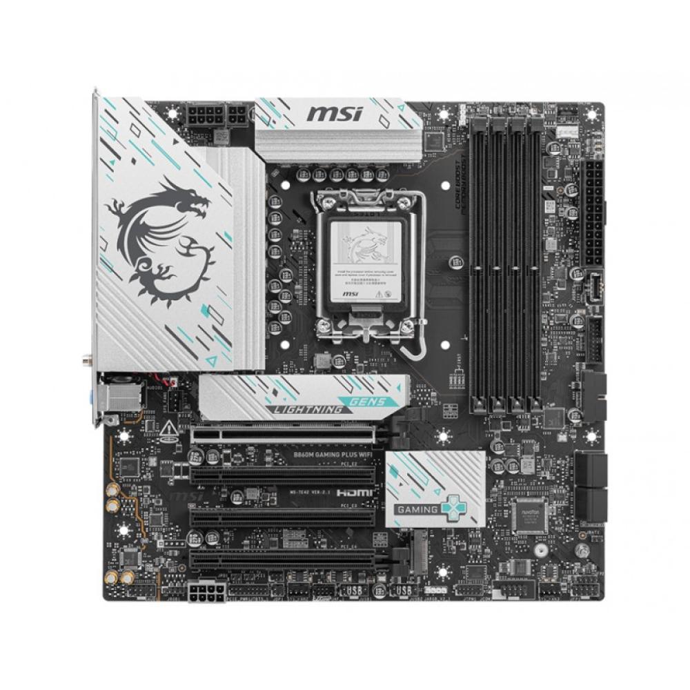 MSI - B860M GAMING PLUS WIFI placa base Intel B860 LGA 1851 (Socket V1) micro ATX