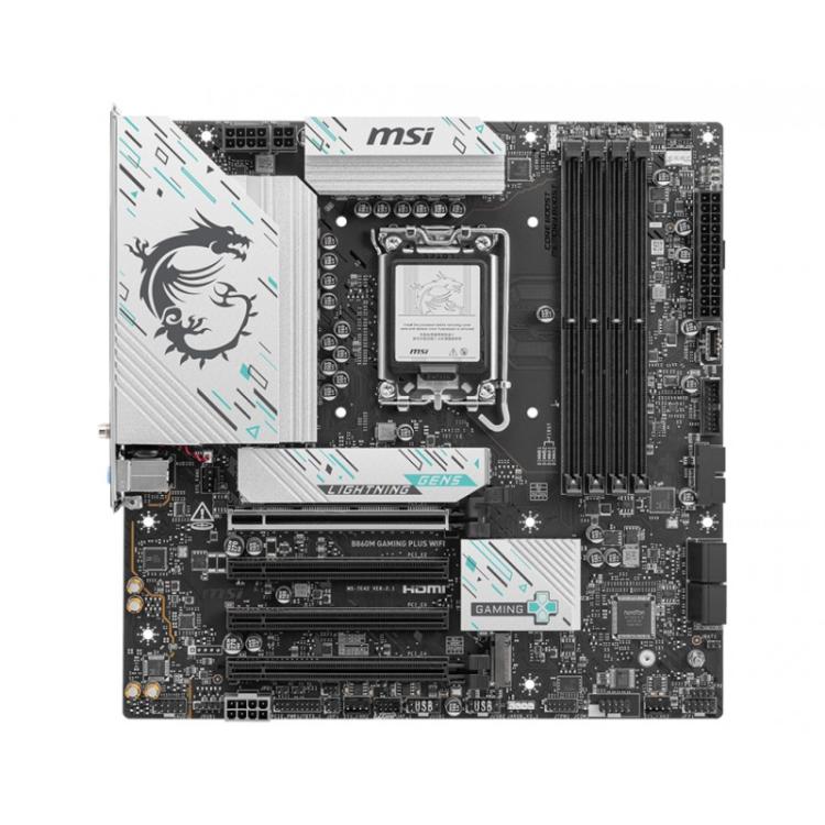 MSI - B860M GAMING PLUS WIFI placa base Intel B860 LGA 1851 (Socket V1) micro ATX