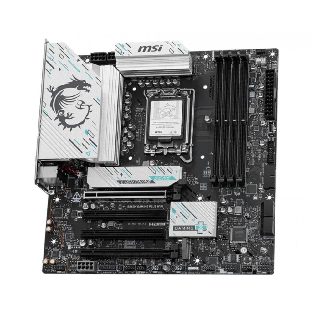 MSI - B860M GAMING PLUS WIFI placa base Intel B860 LGA 1851 (Socket V1) micro ATX