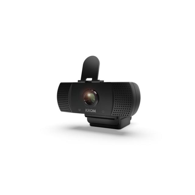 Krom - Kam cámara web 1920 x 1080 Pixeles USB 2.0 Negro