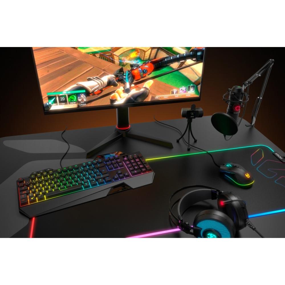 Krom - Kam cámara web 1920 x 1080 Pixeles USB 2.0 Negro