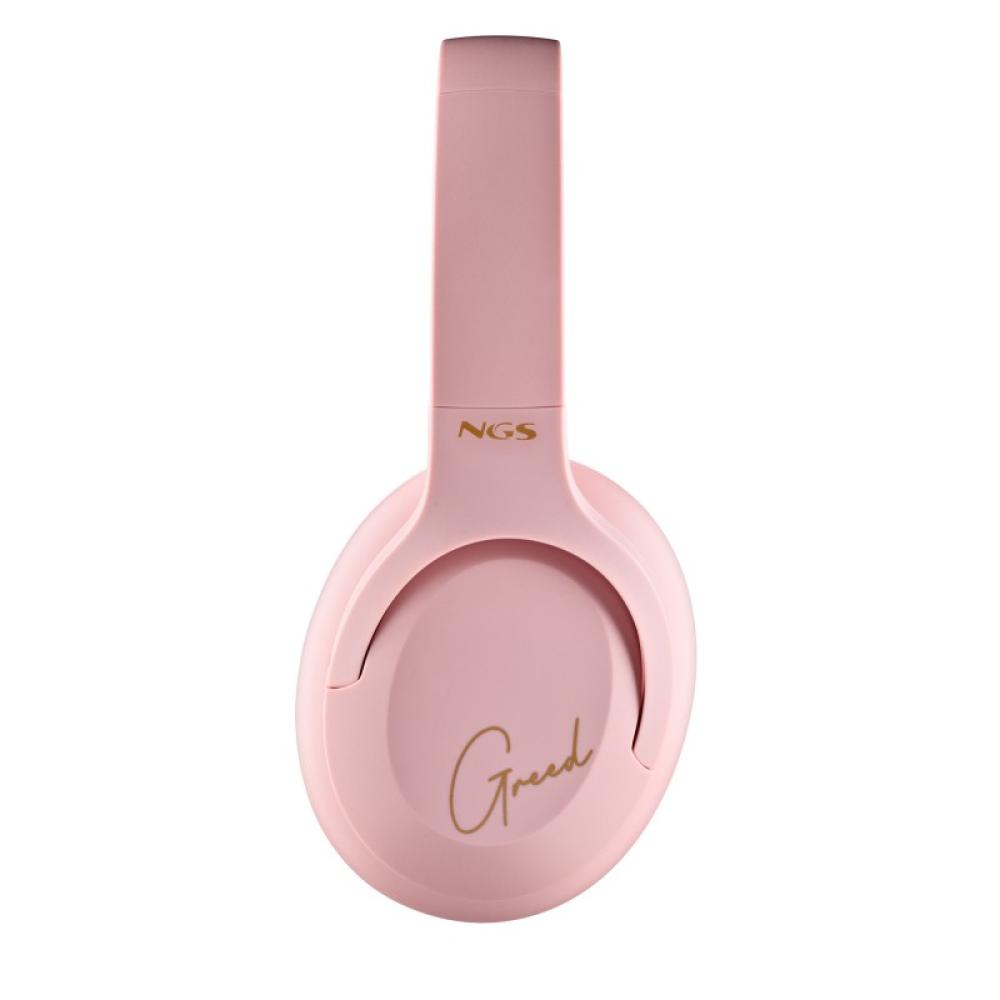 NGS - ARTICA GREED Auriculares Inalámbrico y alámbrico Diadema Llamadas/Música USB Tipo C Bluetooth Rosa
