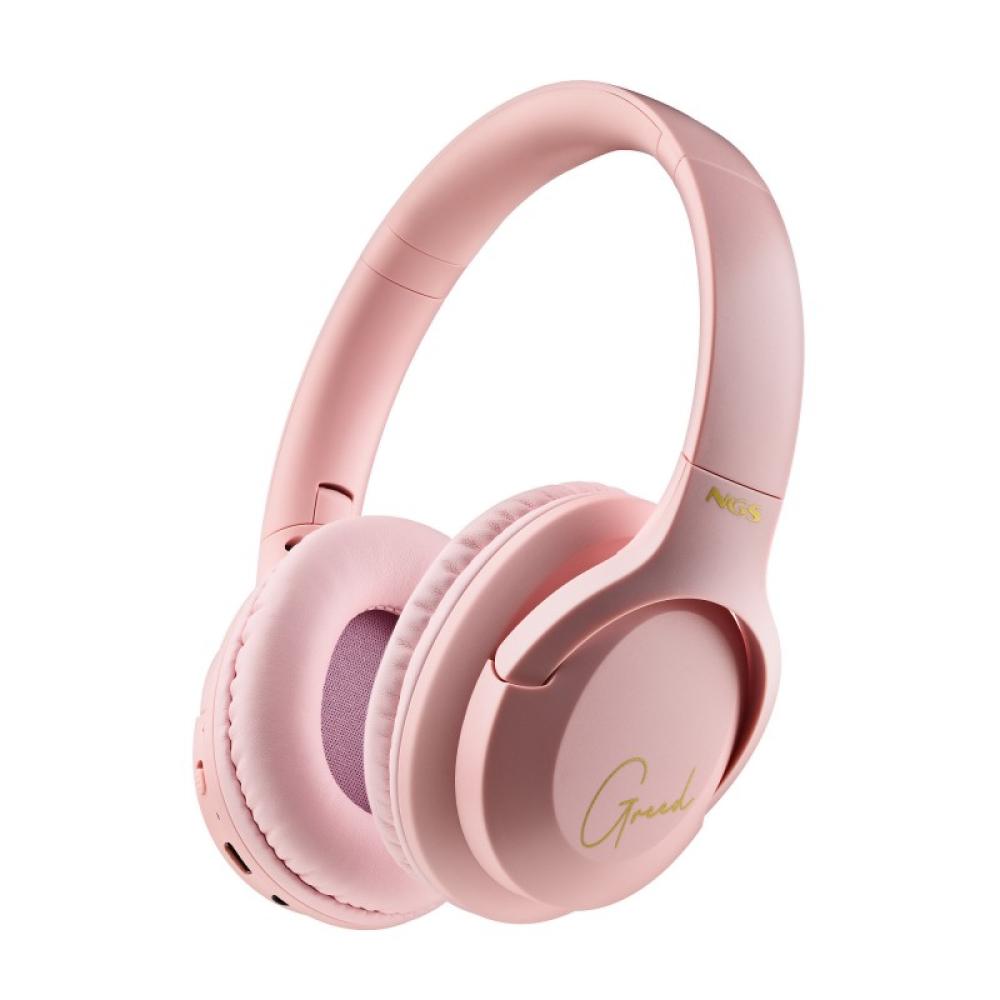 NGS - ARTICA GREED Auriculares Inalámbrico y alámbrico Diadema Llamadas/Música USB Tipo C Bluetooth Rosa