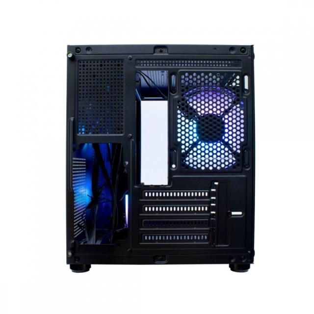 CoolBox - GAMING CAJA MATX GM100 VISION USB3.2 GEN1 SIN FTE + 3 VENTILADORES ARGB