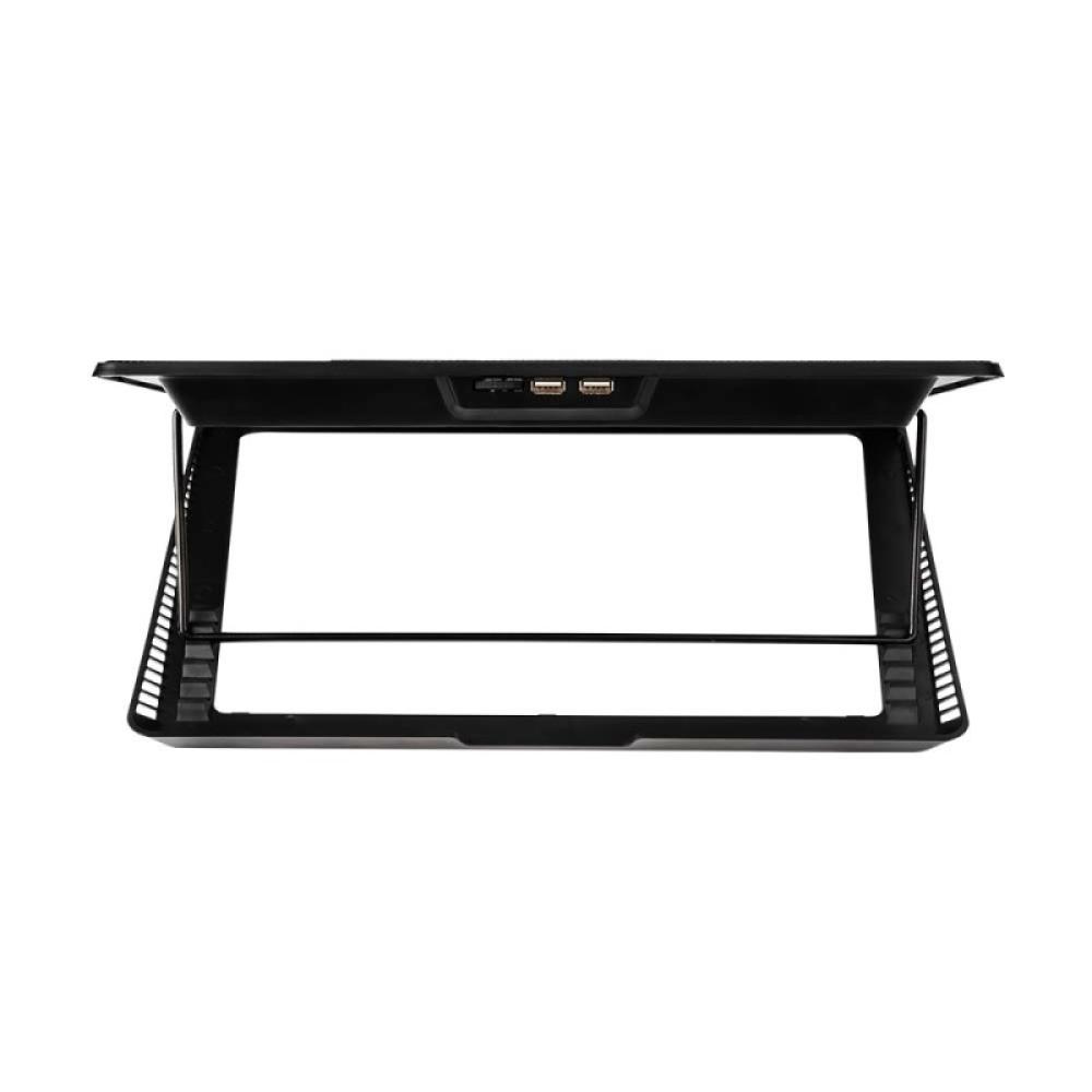 Savio - Laptop cooling pad 6 backlit fans 2000 RPM COS-01 almohadilla fría 43,9 cm (17.3") Negro, Rojo