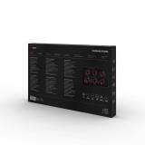 Savio - Laptop cooling pad 6 backlit fans 2000 RPM COS-01 almohadilla fría 43,9 cm (17.3") Negro, Rojo