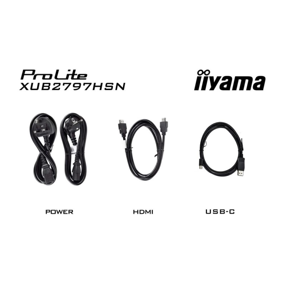 iiyama - ProLite XUB2797HSN-B2 pantalla para PC 68,6 cm (27") 1920 x 1080 Pixeles Full HD LED Negro