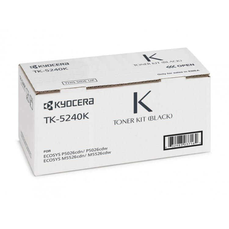 KYOCERA - TK-5240K cartucho de tóner 1 pieza(s) Original Negro