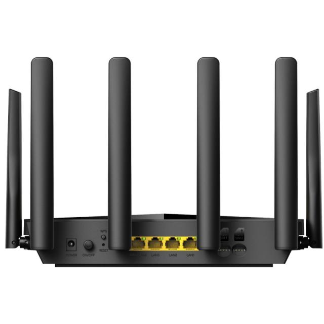 Cudy - LT12 router inalámbrico Gigabit Ethernet Doble banda (2,4 GHz / 5 GHz) 4G Negro