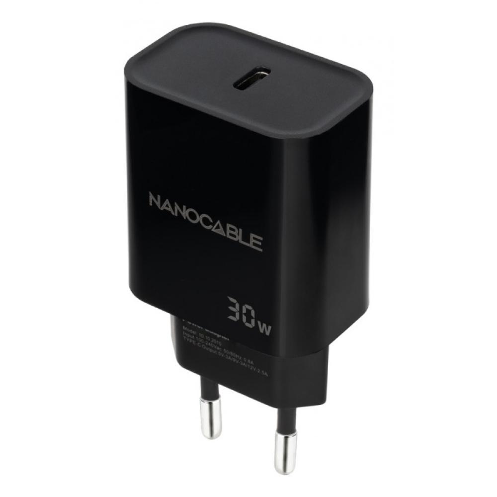 Nanocable - Cargador USB-C PD 30W, Negro