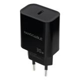 Nanocable - Cargador USB-C PD 30W, Negro