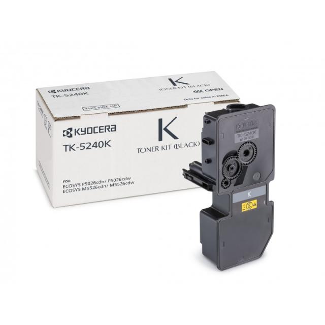 KYOCERA - TK-5240K cartucho de tóner 1 pieza(s) Original Negro