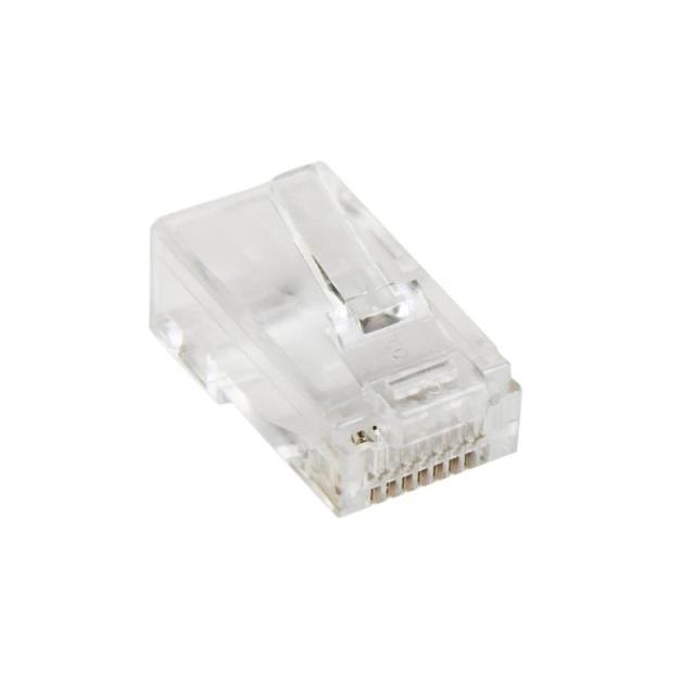 StarTech.com - Paquete de 50 Unidades de Conectores RJ45 Cat5e Modulares Multifilares Stranded Trenzados