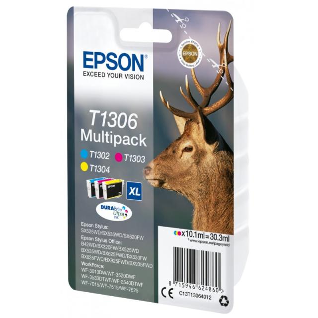 Epson - Stag Multipack T1306 3 colores