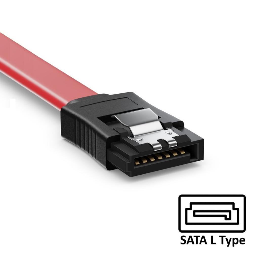 Ewent - EC1510 cable de SATA 0,3 m SATA 7-pin Negro, Rojo
