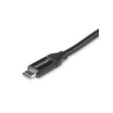 StarTech.com - Cable de 50cm USB-C a USB-C con capacidad para Entrega de Alimentación de 5A - USB TipoC - Cable de Carga USBC -