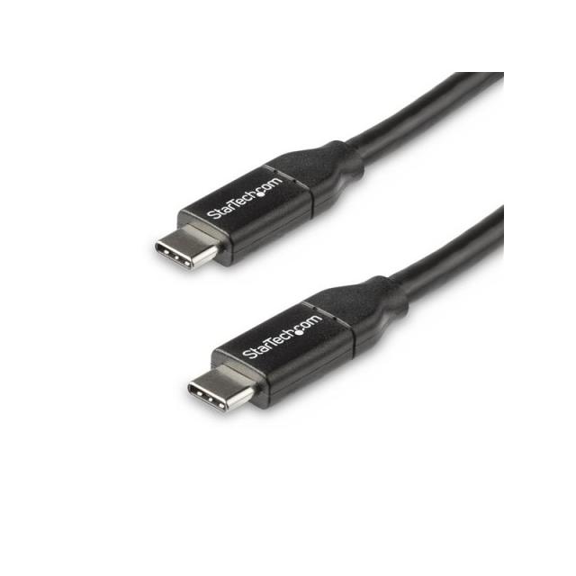 StarTech.com - Cable de 50cm USB-C a USB-C con capacidad para Entrega de Alimentación de 5A - USB TipoC - Cable de Carga USBC -