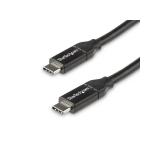 StarTech.com - Cable de 50cm USB-C a USB-C con capacidad para Entrega de Alimentación de 5A - USB TipoC - Cable de Carga USBC -