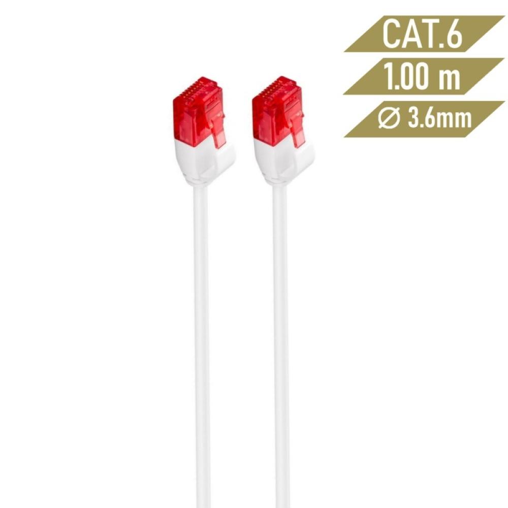 Ewent - IM1037 cable de red Blanco 1 m Cat6 U/UTP (UTP)