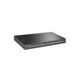 TP-Link - JetStream TL-SG3452XP switch Gestionado L2+ Gigabit Ethernet (10/100/1000) Energía sobre Ethernet (PoE) 1U Negro