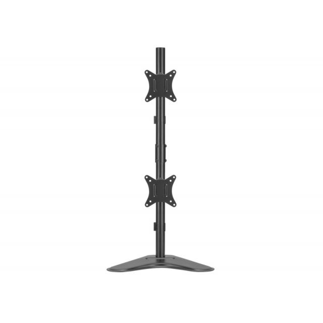 Equip - Soporte de sobremesa para dos monitores verticales de 17"-32
