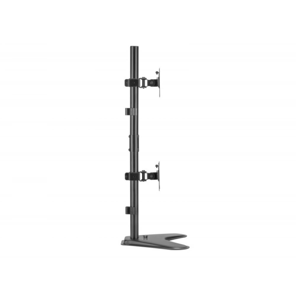Equip - Soporte de sobremesa para dos monitores verticales de 17"-32