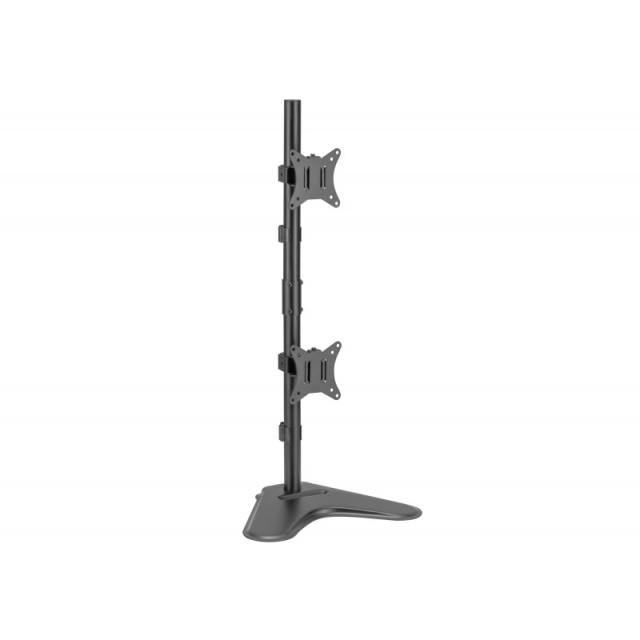 Equip - Soporte de sobremesa para dos monitores verticales de 17"-32