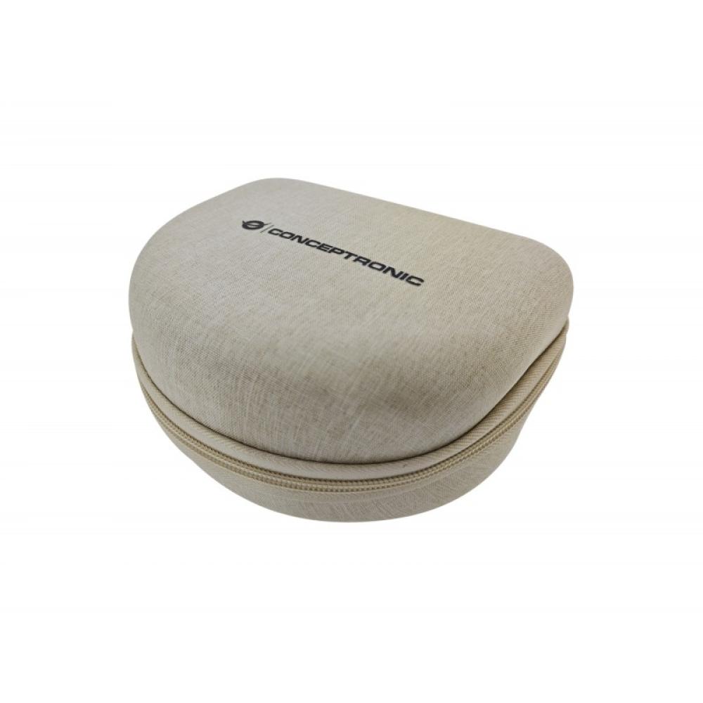 Conceptronic - ALVAH02C auricular y casco Auriculares Inalámbrico y alámbrico Diadema Música Bluetooth Crema de color