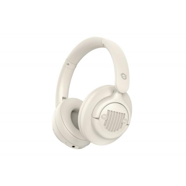 Conceptronic - ALVAH02C auricular y casco Auriculares Inalámbrico y alámbrico Diadema Música Bluetooth Crema de color