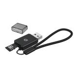 Conceptronic - BIAN07B lector de tarjeta USB 3.2 Gen 1 (3.1 Gen 1) Type-A Negro
