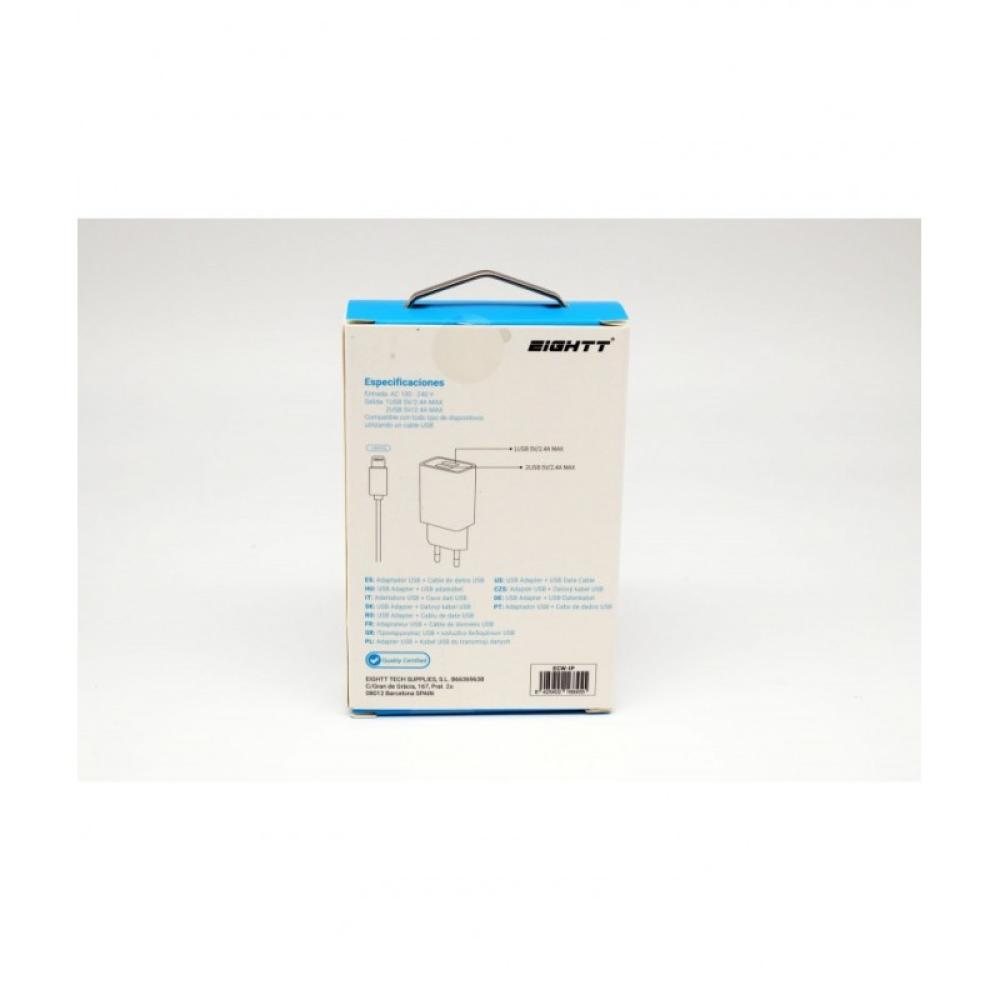 Eightt - ECW-IP cargador de dispositivo móvil Blanco Interior